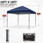 Pop Up Gazebo Commercial with Upgraded Roller
