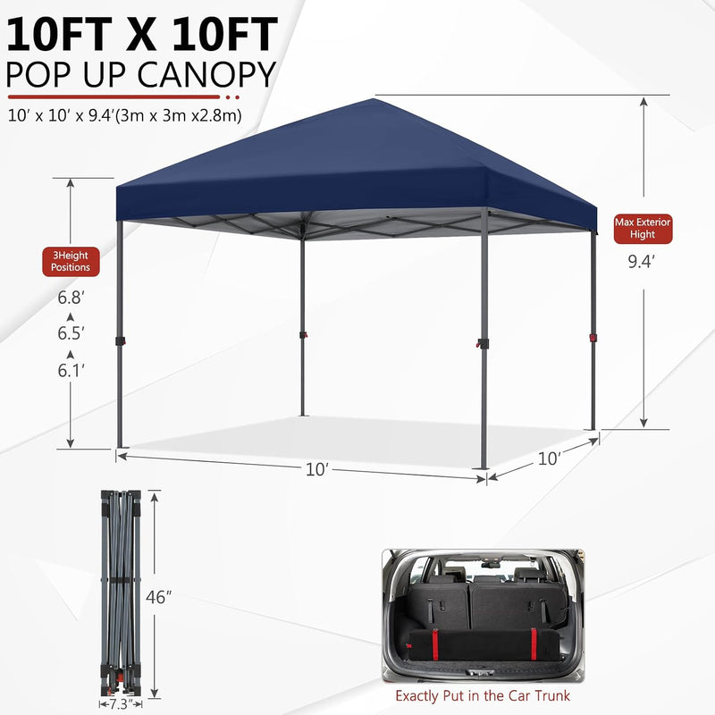 Pop Up Gazebo Commercial with Upgraded Roller
