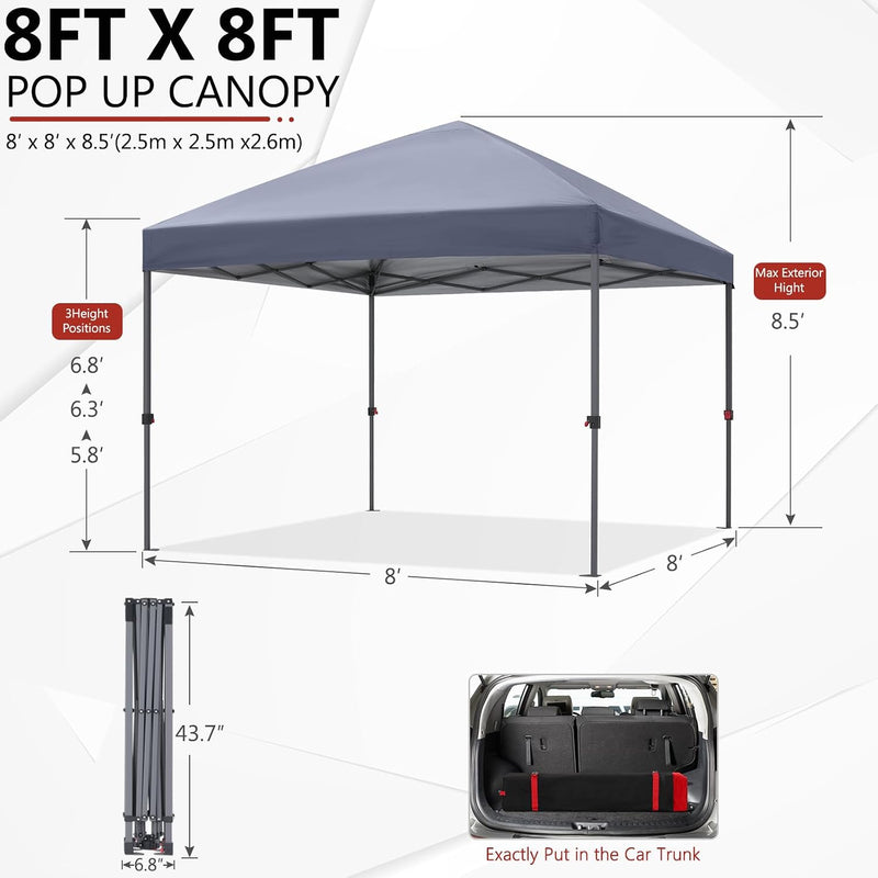 Pop Up Gazebo Commercial with Upgraded Roller