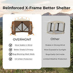 Pop Up Gazebo Screen Tent Large Instant House