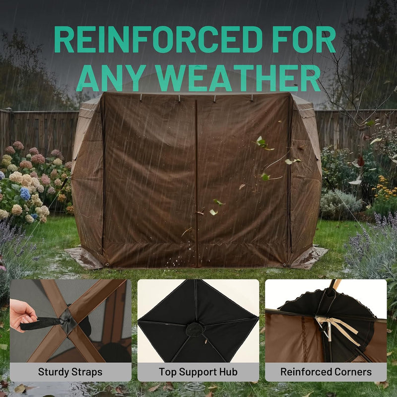 Pop Up Gazebo Screen Tent Large Instant House