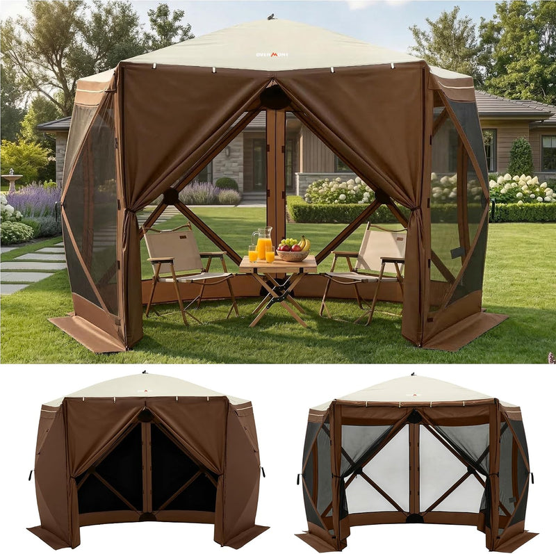 Pop Up Gazebo Screen Tent Large Instant House