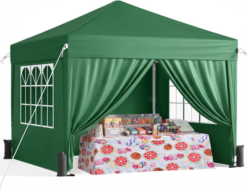 Pop Up Gazebo with Sides 3m X Upf