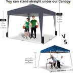 Pop Up Gazebo with Sides 3m X Waterproof