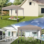 Pop Up Gazebo with Sides 3m X Waterproof