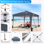 Pop Up Gazebo with Sides 3m X Waterproof