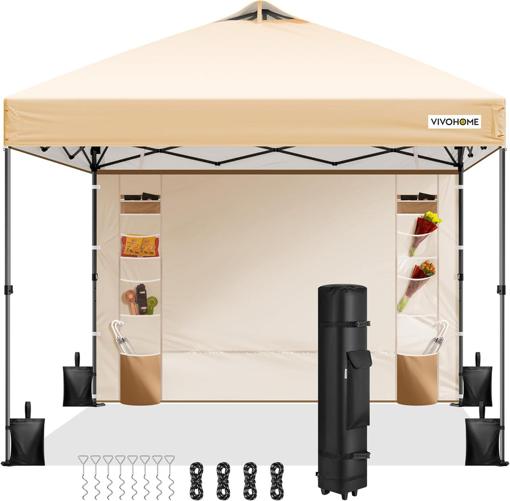 Pop Up Gazebo with Sidewall 3x3m Tent