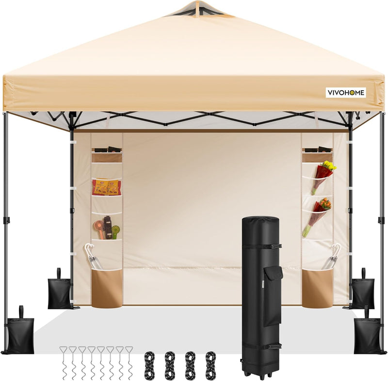 Pop Up Gazebo with Sidewall 3x3m Tent