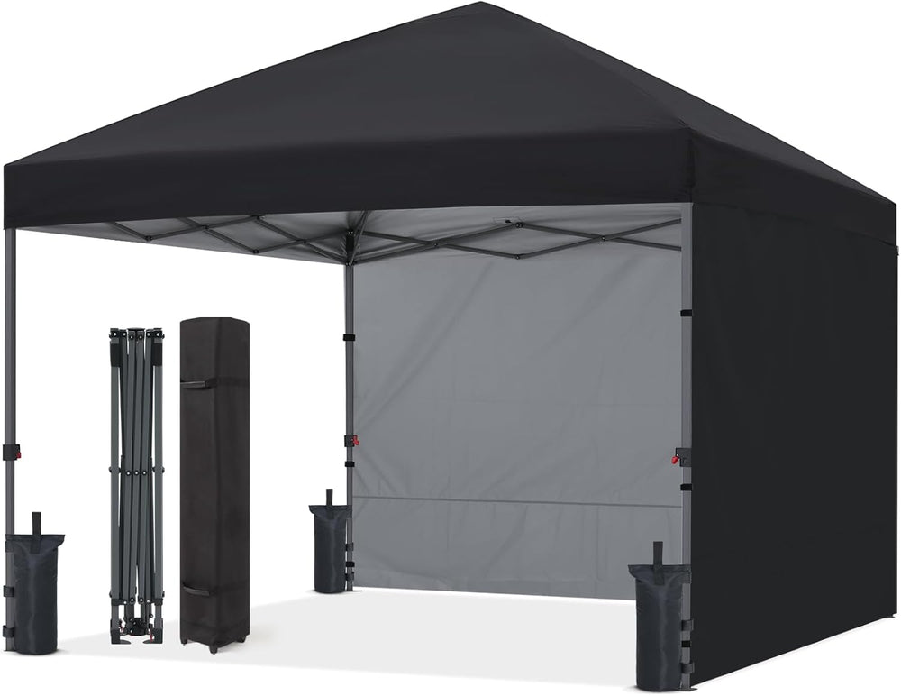 Pop Up Gazebo with Two Side Panels