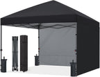 Pop Up Gazebo with Two Side Panels