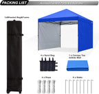 Pop Up Gazebo with Two Side Panels