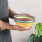 Porcelain Dessert Bowls Cereal Bowl Ceramic Colorful Small (Set of 6)