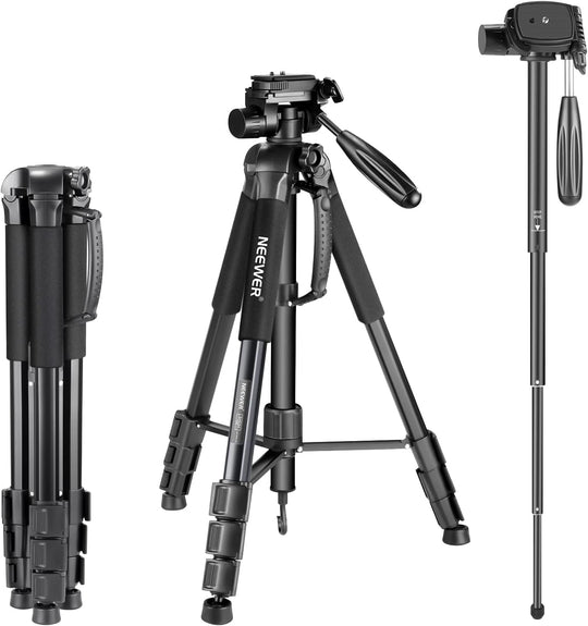 Portable Camera Tripod for Travel Vlogging Recording Aluminum