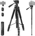 Portable Camera Tripod for Travel Vlogging Recording Aluminum