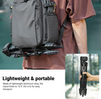 Portable Camera Tripod for Travel Vlogging Recording Aluminum
