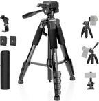 Portable Camera Tripod for Travel Vlogging Recording Aluminum