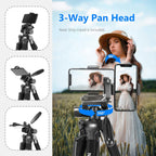 Portable Camera Tripod for Travel Vlogging Recording Aluminum