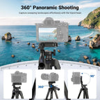 Portable Camera Tripod for Travel Vlogging Recording Aluminum