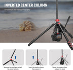 Portable Camera Tripod for Travel Vlogging Recording Aluminum