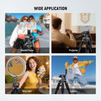 Portable Camera Tripod for Travel Vlogging Recording Aluminum