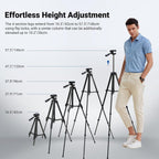 Portable Camera Tripod for Travel Vlogging Recording Aluminum