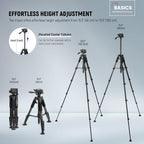 Portable Camera Tripod for Travel Vlogging Recording Aluminum