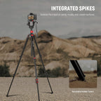 Portable Camera Tripod for Travel Vlogging Recording Aluminum