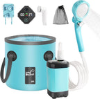 Portable Camping Shower 6000mah Rechargeable Electric Camp