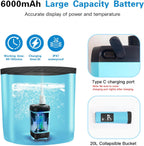 Portable Camping Shower 6000mah Rechargeable Electric Camp