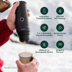 Portable Electric Espresso Machine Travel Coffee Maker