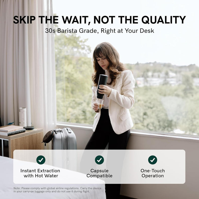 Portable Electric Espresso Machine Travel Coffee Maker