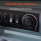 Portable Electric Fire Stove Heater with Realistic LED