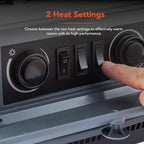 Portable Electric Fire Stove Heater with Realistic LED