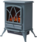 Portable Electric Fire Stove Heater with Realistic LED