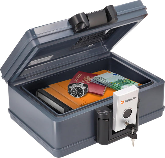 Portable Fire Chest A5 Waterproof Fireproof Lockable Storage