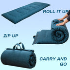 Portable Foldable Futon Mattress Hypoallergenic Fabric
