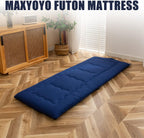 Portable Foldable Futon Mattress Hypoallergenic Fabric
