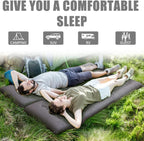 Portable Foldable Futon Mattress Hypoallergenic Fabric