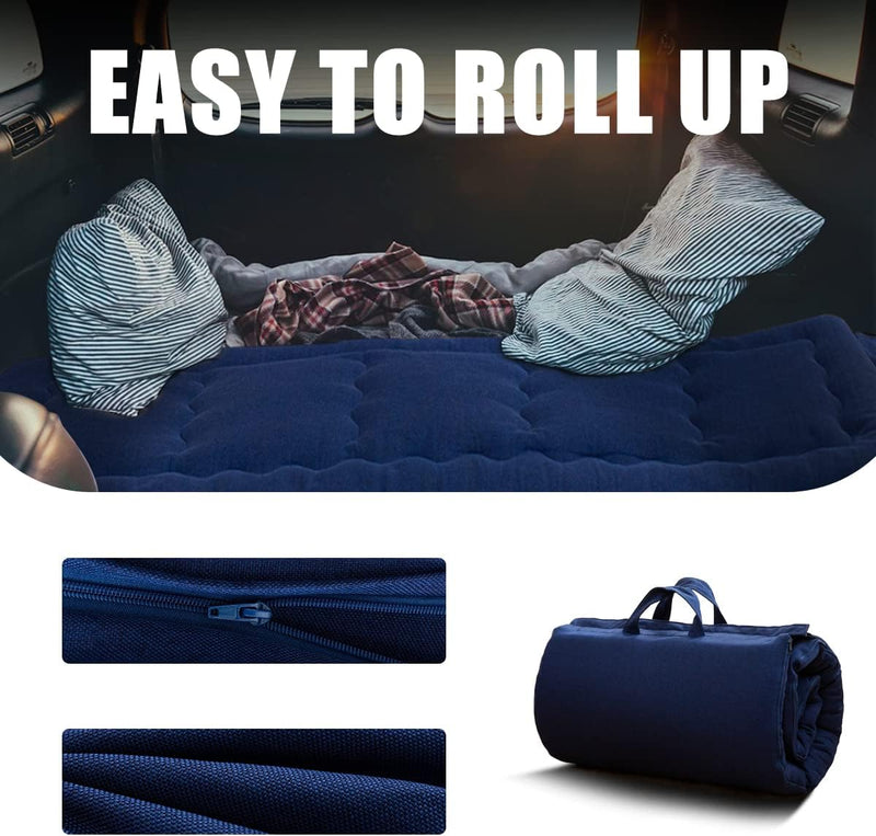 Portable Foldable Futon Mattress Hypoallergenic Fabric
