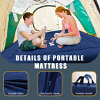 Portable Foldable Futon Mattress Hypoallergenic Fabric