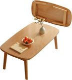 Portable Folding Coffee Table Rectangle Small Floor Sitting