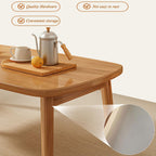 Portable Folding Coffee Table Rectangle Small Floor Sitting