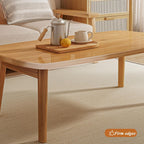 Portable Folding Coffee Table Rectangle Small Floor Sitting
