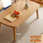 Portable Folding Coffee Table Rectangle Small Floor Sitting