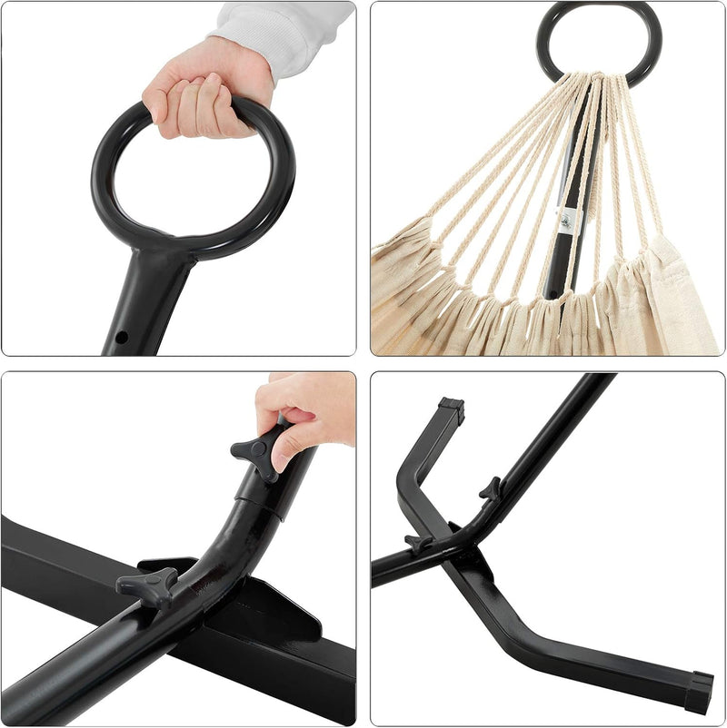 Portable Hammock with Stand 210 X 150CM
