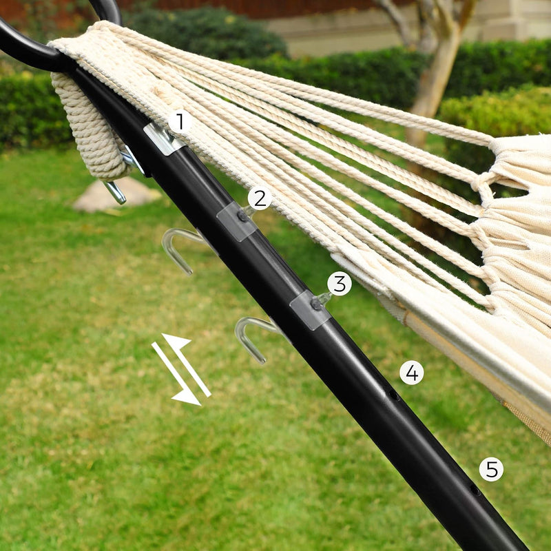 Portable Hammock with Stand 210 X 150CM