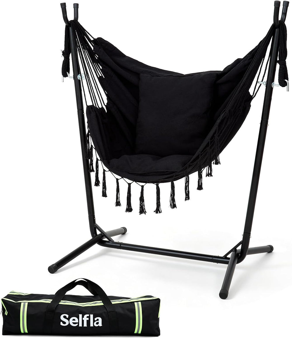 Portable Hammock with Stand Travel Chair for Outside