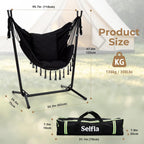 Portable Hammock with Stand Travel Chair for Outside