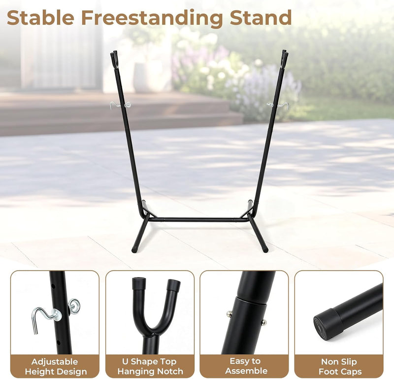 Portable Hammock with Stand Travel Chair for Outside