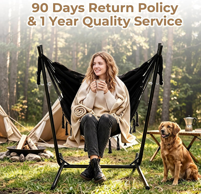 Portable Hammock with Stand Travel Chair for Outside